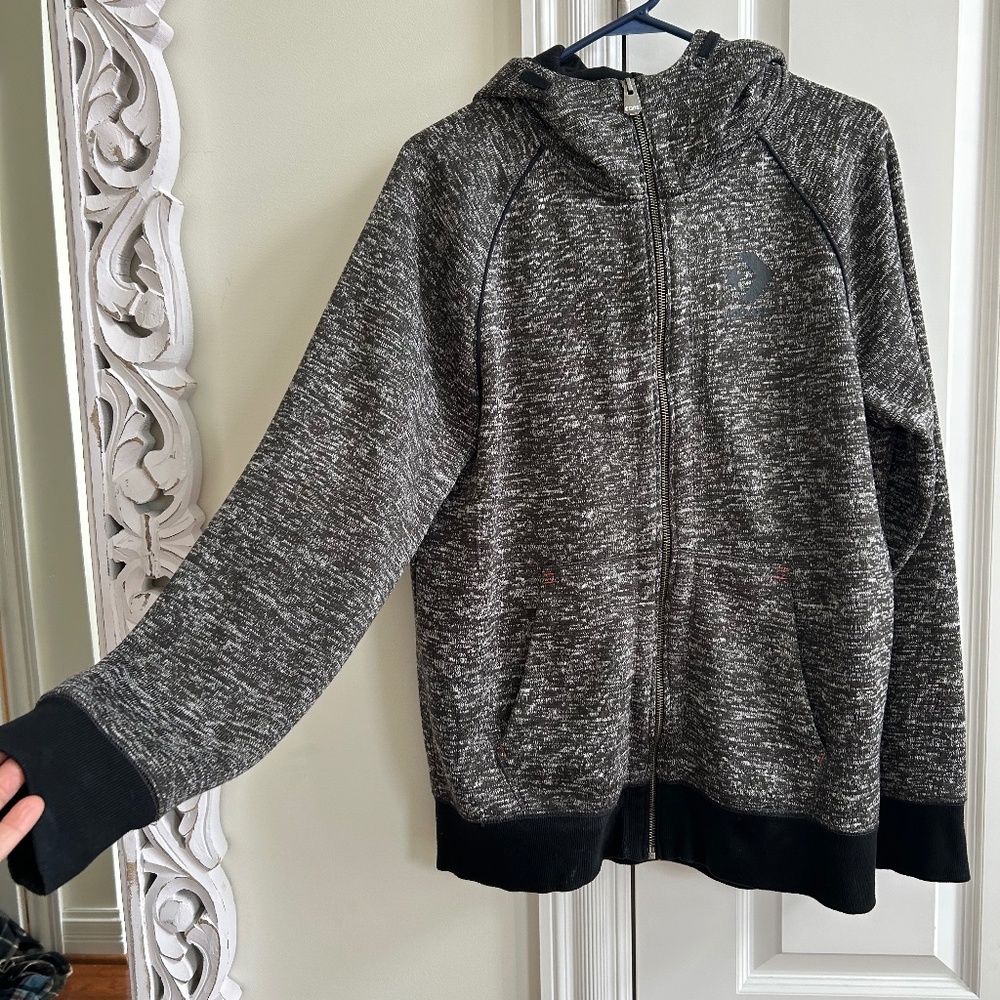 Converse Fleece Hooded Jacket - EUC
